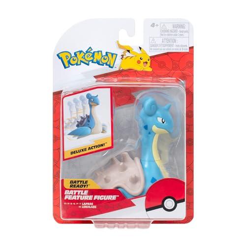 Pokémon PKW3416 - Statuetta ufficiale di Lapras, 11,5 cm