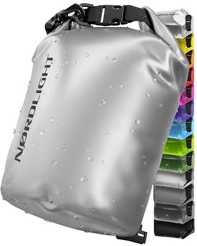 Nordlight Dry Bag Sacca Impermeabile - (30L, Metallizzato) Zaino Impermeabile, Sacca Stagna Borsa Impermeabile con Chiusura a Rotolo - Spiaggia, Canoa, Stand Up Paddling, Immersioni