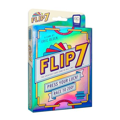 Flip 7™ Gioco di Carte | Gioco da Tavolo Compatto per Famiglie | Mix di Fortuna e Strategia | Rapido da Imparare | 94 Carte | Regole in Inglese