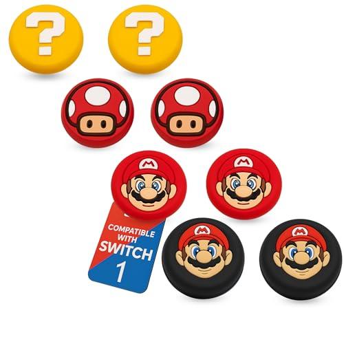MatoSan 1234567890® 8X Cappucci per joystick compatibili con Nintendo Switch Grip Joy Con Grip Thumbstick Grip Switch Lite OLED Accessori Thumb Grips Nintendo Switch Thumb Caps | Protezione degli acce