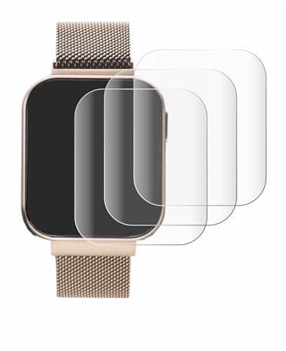 savvies (4 Pezzi Full-Screen Pellicola Protettiva per Liu Jo Smartwatch 1.4