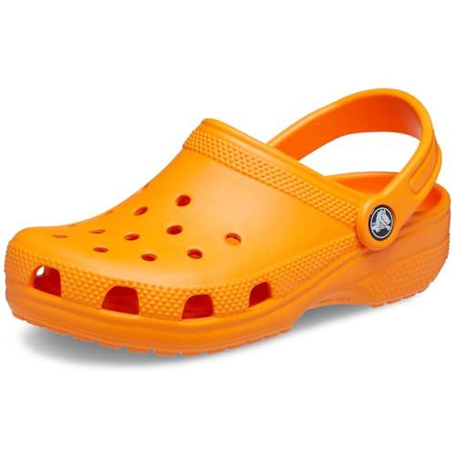 Crocs Classic Clog T, Zoccoli Unisex - Bambini e ragazzi, Orange Zing, 24/25 EU
