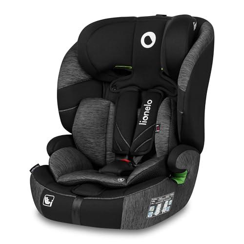 LIONELO LEVI I-SIZE Seggiolino auto per bambini 76-150 cm con l'ultima Norma i-Size R129 Protezione laterale, 10 Livelli di regolazione del poggiatesta, Schienale staccabile