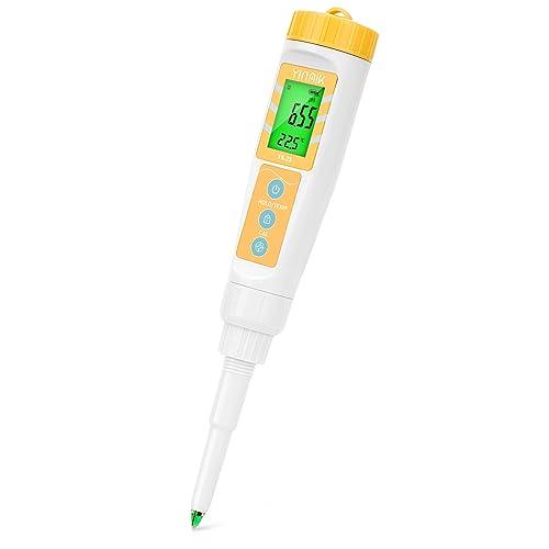misuratore ph per alimenti, pHmetro per lievito madre e pasta per pane, tester pH per la preparazione del vino rosso e della birra, penna ph impermeabile per carne, formaggio, panna e acqua