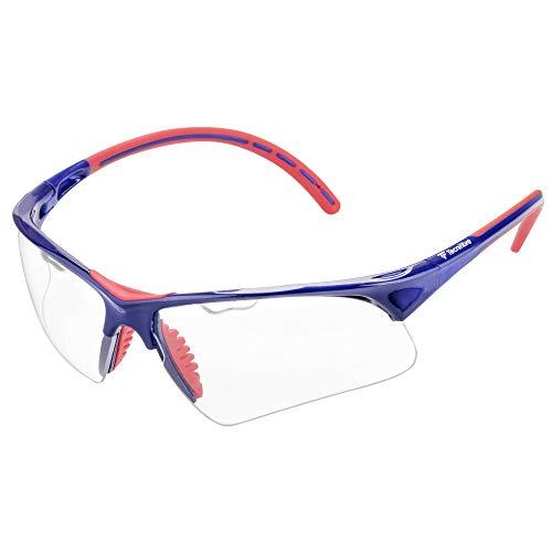 Tecnifibre Lunettes de Squash Red Blue, Occhiali Unisex-Adulto, Rosso/Blu, Taglia Unica