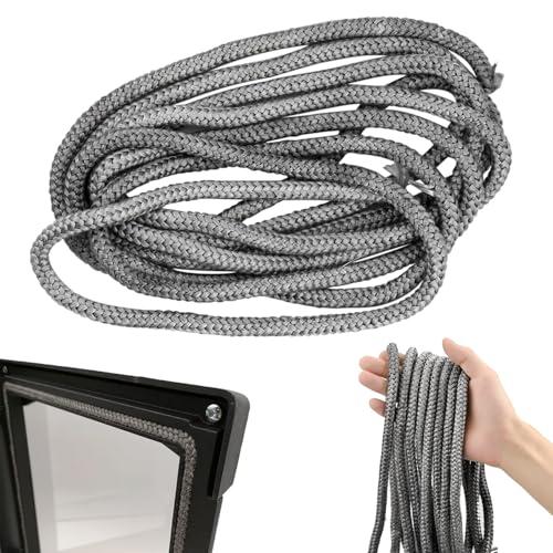 1 Pezzi Guarnizione Stufa a Legna Guarnizione Camino Guarnizione Vetro Stufa a Pellet Corda per Camino Guarnizione Stufa Guarnizione Stufa a Pellet 8mm x 3M Guarnizione per Porta Stufa per Camini