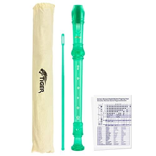 TIGER - Flauto per Bambini, colore Verde