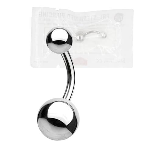 WARRIOR Piercing Ombelico STERILE Acciaio Chirurgico 316 L a Banana Classico Basic lunghezza 8mm