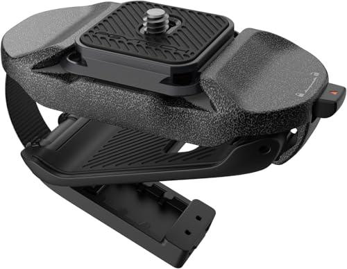 PGYTECH Clip Fotocamera Beetle V2 con Piastra Sgancio Rapido Arca per Sony, Nikon, Fuji, DSLR/SLR + Adattatore Action Camera per Zaino