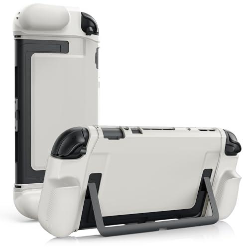 TiMOVO Custodia Agganciabile per Nintendo Switch 2 2025, Accessori Protettivi in TPU con Design Ergonomico per Console Switch 2 e JoyCon, Assorbimento Degli Urti Antigraffio Ritagli Precisi, Grigio