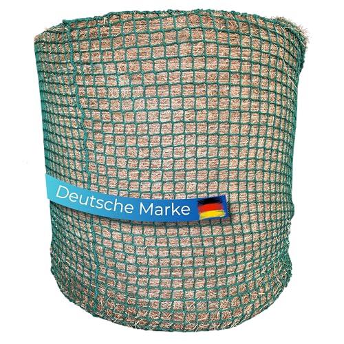 Flori's® Rete da fieno a balle rotonde, ø 150 cm, altezza 150 cm, larghezza maglie 4,5 x 4,5 cm, stabile rete da fieno per cavalli per l'alimentazione adatta alla specie – Rete rotonda adatta per
