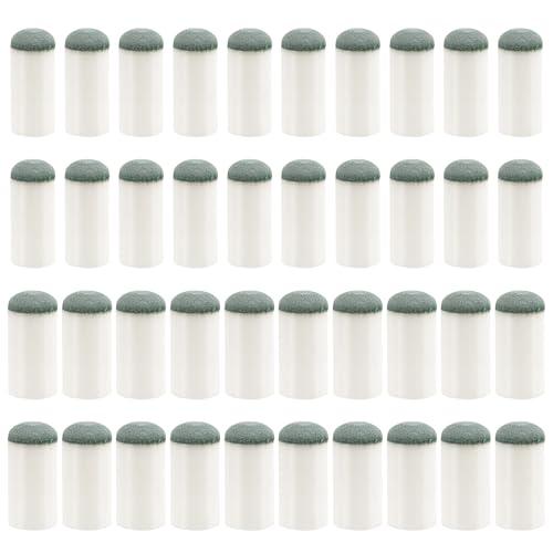 XIHIRCD 40pz Punte per Stecche da Biliardo, Punte del Bastone da Biliardo in 2 Dimensioni Senza Colla o Attrezzi Richiesti 12mm 13mm Punte per Stecche da Biliardo per Stecche da Biliardo