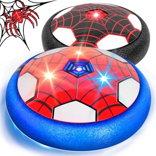 Spider Pallone Calcio Fluttuante 2 Pack con Luci LED - Giocattoli per Bambini 3-12 Anni, Giochi Sportivi Indoor/Outdoor, Regali di compleanno e di Natale per bambini e bambine (RB)
