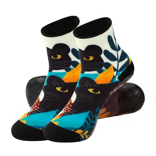 RANDY SUN Calzini da Spiaggia,Unisex Calze Scarpe Asciugatura Rapida,Calze a Piedi Nudi,con Suola in TPE per Beachvolley Yoga Surf