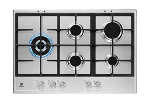 Piano cottura a gas n° 5 fuochi 75 cm colore Inox - KGS7566S2X