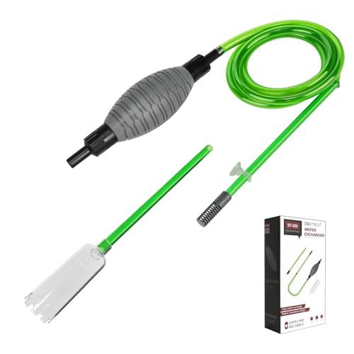 boxtech Cambio d'Acqua per Acquario, Detergente per Ghiaia per acquari Kit con sifone, Vestito per Il Cambio dell'Acqua dell'acquario e la Pulizia della Sabbia dell'acquario