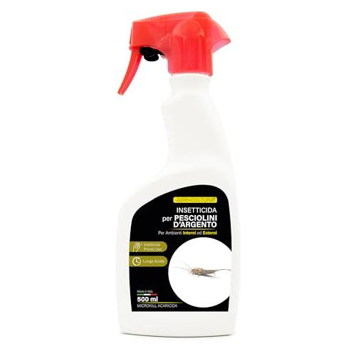 AGRI-CULTURA® - Insetticida Pesciolini d'argento【Spray Pronto Uso】| Repellente Contro Pesciolini d'Argento per Ambienti Interni Ed Esterni | Insetticida Azione Rapida e Abbattente.