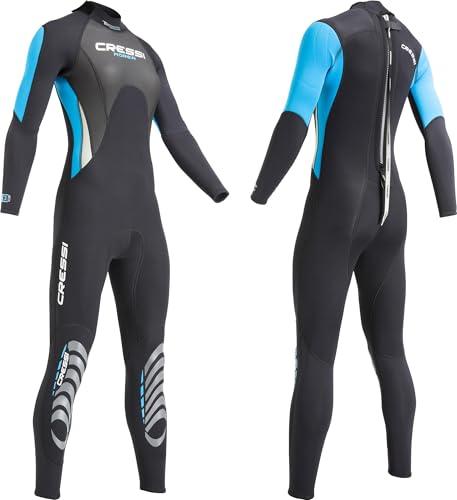 Cressi Morea Lady MONOPIECE Wetsuit Black/Turquoise 3mm L/4