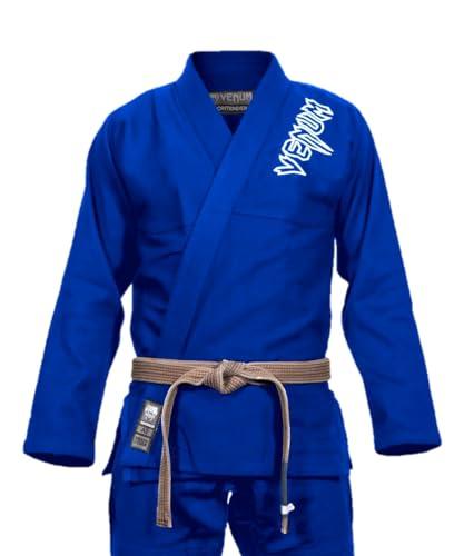 Venum Contender 2.0 – Kimono per Brasilian Jiu Jitsu da Uomo, Uomo, Contender 2.0, Blau, A1.5
