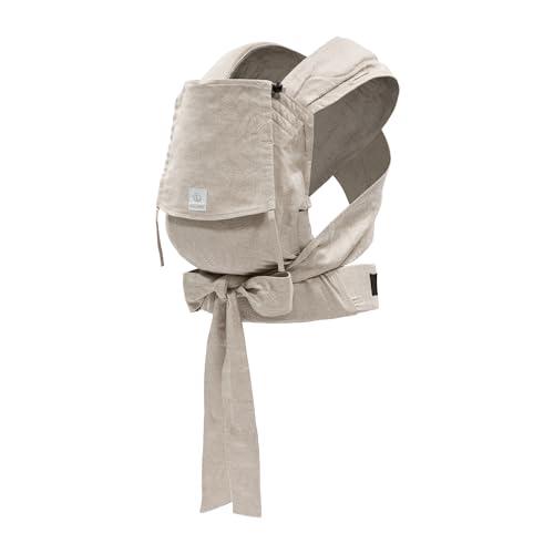 Marsupio Stokke Limas, Floral Beige (OCS) - Marsupio per neonati con mezza fibbia - Tre opzioni di trasporto - Sicuro, dalla nascita fino a 15 kg
