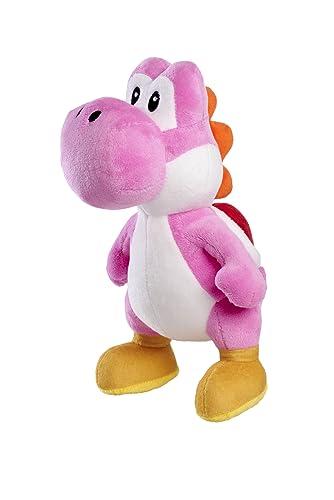 Simba 109231540ONL - Peluche Super Mario Yoshi in rosa, 20 cm, adatto a partire dai primi mesi di vita