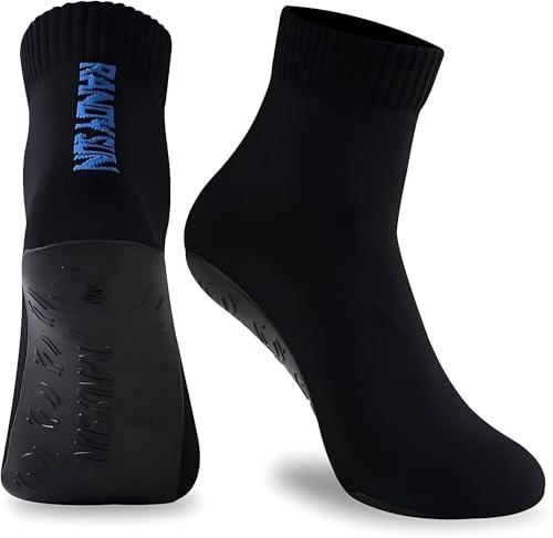 RANDY SUN Calzini da Spiaggia,Unisex Calze Scarpe Asciugatura Rapida,Calze a Piedi Nudi,con Suola in TPE per Beachvolley Yoga Surf