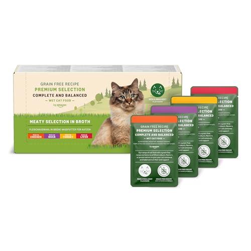Marchio Amazon - Lifelong, Grain free Cibo umido per gatti