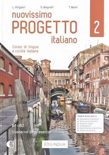 Nuovissimo Progetto italiano. Corso di lingua e civiltà italiana. Quaderno degli esercizi. Con CD-Audio (Vol. 2): Quaderno degli esercizi a delle attività video