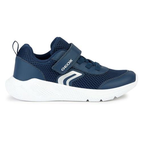 Geox J Sprintye Boy A, Scarpe da Ginnastica, Blu Navy, 31 EU