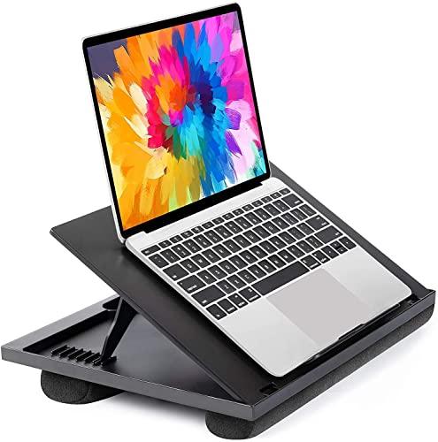 HUANUO Supporto per Laptop con Cuscino - Flessibile Regolabile con 8 Angoli, Supporta Notebook, Tablet, Fino a 15,6
