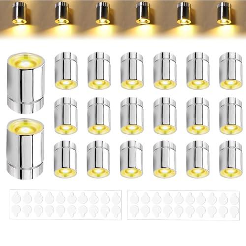 20 Pezzi Mini LED Bianco Caldo in Miniatura per Illuminazione Decorativa, Adatta per Case Delle Bambole, Modello Fai