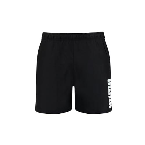 PUMA Mid Length Swim Trunks, Nero, L Uomo