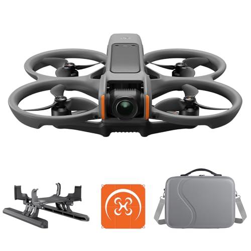 DJI Avata 2 con Accessori Versatili, Drone FPV con fotocamera 4K, Acrobazie con una sola pressione, Paraeliche integrati, Drone con fotocamera con Goggles 3e RC Motion3‌‌‌