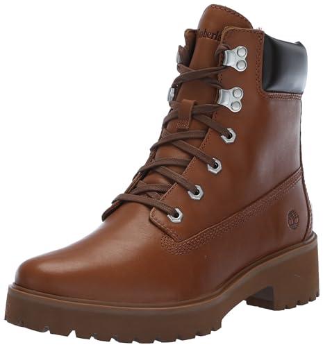 Timberland Carnaby Cool 6in, Stivali alla Moda Donna, Rust Full Grain, 41 EU Larga