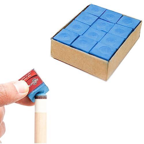 Gessetti Biliardo,Gesso da Biliardo,Standard Gessetto Biliardo,Gessetti per Stecche da Biliardo,Gessi Biliardo,Gessetto da Biliardo,Pool Cue Cubes, per Appassionati e Professionisti (12 pezzi)