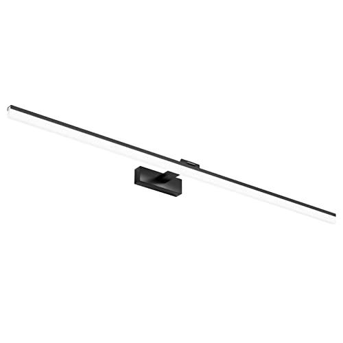 Klighten Lampada da Specchio 120CM, Lampada da Bagno 1820LM 32W IP44, Luce per Trucco Bianco Freddo 6000K, Applique da Specchio per Specchietti, Bagno, Camera da Letto (Senza Interruttore)