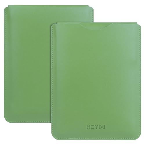 HoYiXi Custodia per 6 pollici Kindle/Kobo/Voyaga/Lenovo/Pocket Book/Sony/Tolino E-Book E-Reader Borsa in pelle leggera per ebook da 6 pollici, Verde