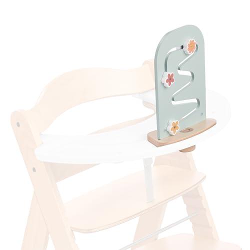 hauck Play Planting S, Fiori - Labirinto di Perline in Legno Compatibile con Vassoio da Gioco Play Tray per Seggiolone Pappa Alpha+, Beta+ e Arketa - Gioco Sensoriale dai 8 Mesi