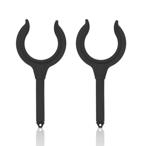 Agatige Blocco per Remo 2 Pezzi Remi per Barche a Remi per Barche a Remi per Barche a Remi per Barche a Remi Accessori per Montaggio Laterale(Nero)