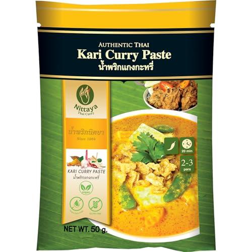 NITTAYA - Pasta di curry giallo Kari (vegan) - (1 X 400 GR)
