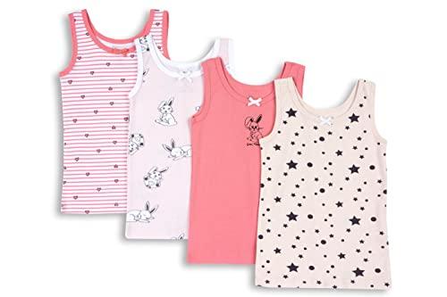Chicco Set di Canottiere in Cotone, Intimo Bambine e Ragazze, Rosa, 8 Anni