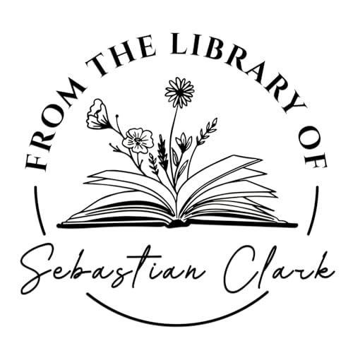 Embosser per Libri Personalizzato,Goffratrice Personalizzata,Timbro per Libri Personalizzato Timbro A Secco Embosser per Biblioteche, Vari Design da Scegliere