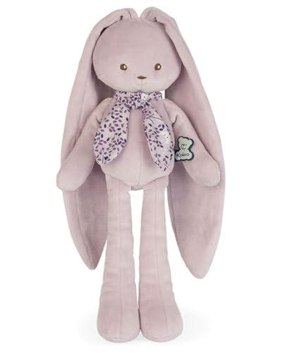 KALOO - Lapinoo - Doudou Coniglio - Peluche in Velluto a Coste per Neonato - 35 cm - Colore Rosa - Materiale Ultra Morbido - Confezione Regalo - dalla Nascita, K972200