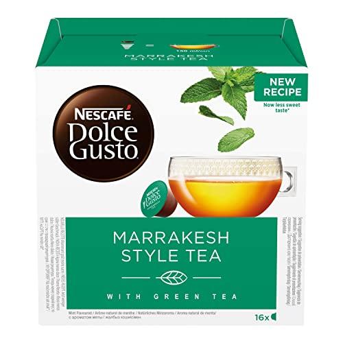 NESCAFÉ DOLCE GUSTO Marrakesh Style Tea Tè Verde Aromatizzato alla Menta, 3 Confezioni da 16 Capsule (48 Capsule Compatibili Nescafé Dolce Gusto)