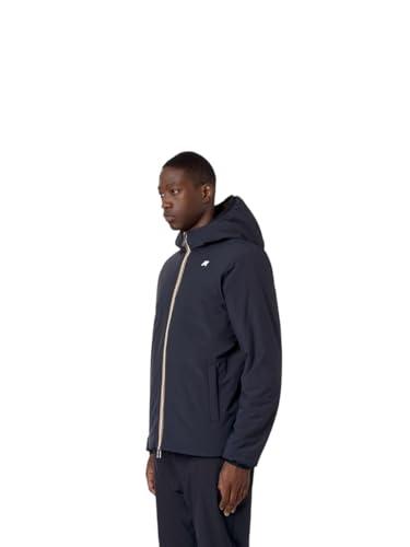 K-Way Giacca Uomo, Modello Jack ST Warm Double, in Poliestere, vestibilità Regular, Colore Blue D-Green B