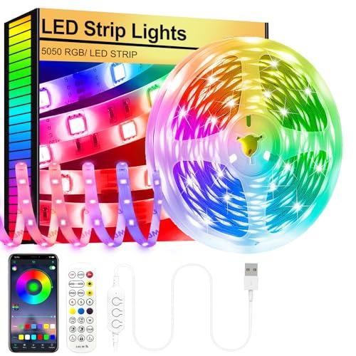 Striscia LED TV Retroilluminazione, USB Striscia Led RGB con App Control y Mando a Distancia