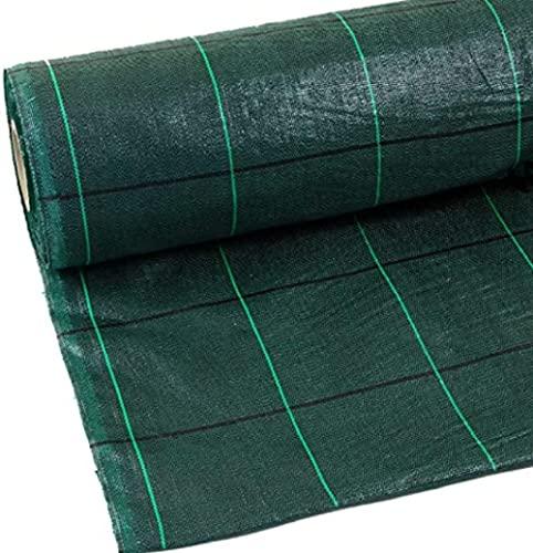 N.G. NICCOLAI - Telo PACCIAMATURA in Rotoli - Polipropilene - PERMEABILE - Varie Misure - Verde O Nero QUADRETTATO Verde - Anti Erbacce - ANTIALGA - Ecologico - CALPESTABILE (1,05X20 Metri, Verde)