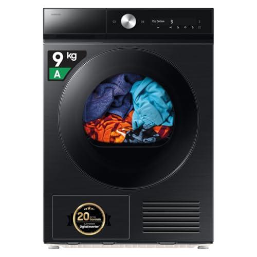Samsung Asciugatrice Bespoke AI DV90DB8845GB/U3, 9 kg, Silent Dry, Pompa di Calore, Wifi, QuickDrive, AI Dry, Sensore Optimal Dry, Display AI Control, Carica Frontale, 60L x 85H x 60P cm