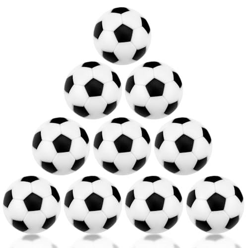 Hawdows 10PCS Palline Biliardino da 36 mm Alta Qualità e Silenziose, Calcio Balilla Professionale, Perfette per Biliardino
