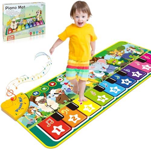 Dromlag Giochi Bambini 1 2 Anno, Tappeto per Pianoforte 10 Animale Regalo Gioco Bambino Bambina 1 2 Anno Regalo Gioco Bimbo Bimba 1-3 Anni, Giocattoli Giochi Gioco Regalo Bambino Bambina 1 2 3 Anni